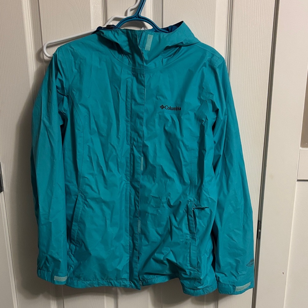 Columbia Women’s Teal Raincoat